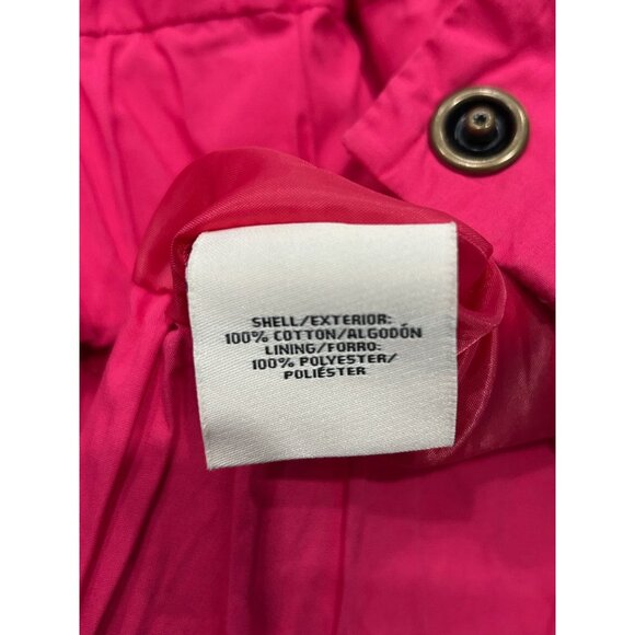 Route 66 Hot Pink Womens 3/4 Sleeve Jacket Large Collar Button Front - Picture 7 of 11